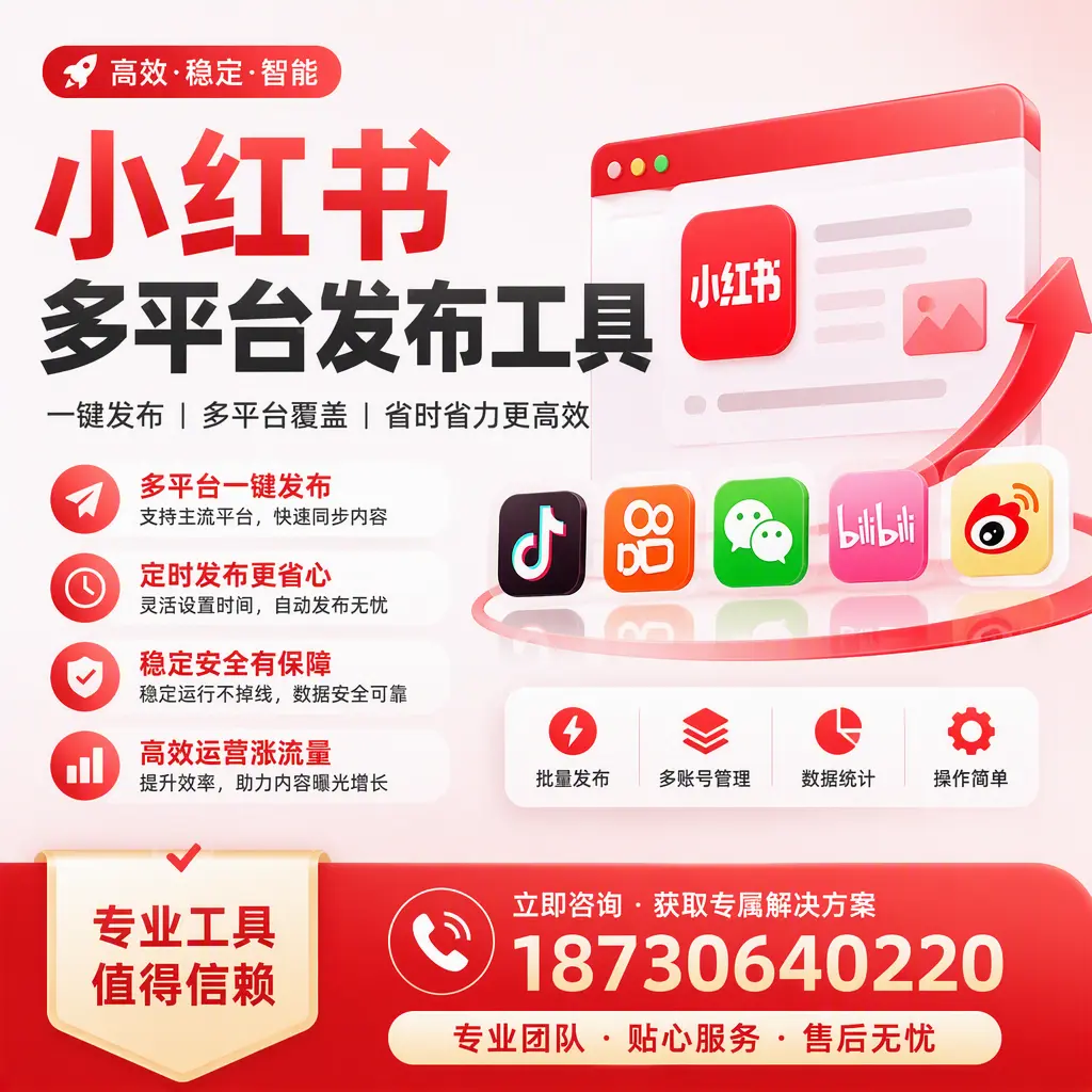 在 北海 小红书多平台发布工具的市场前景分析